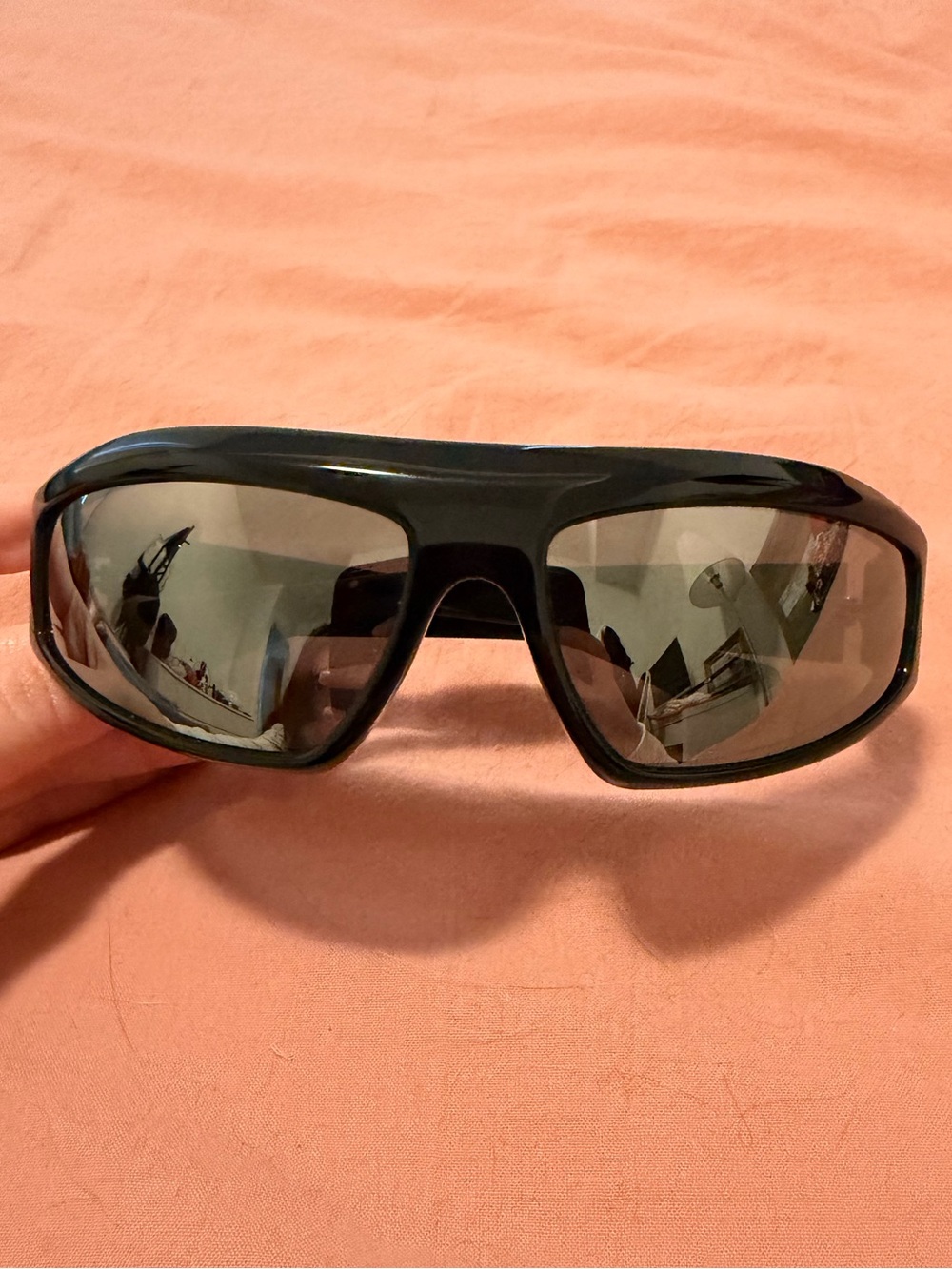 Bottega Veneta Shield Mirrored Sunglasses